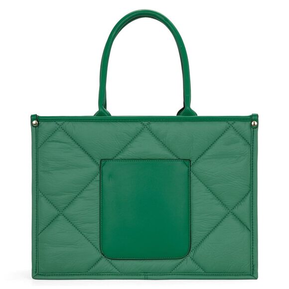 Chic Oversize Puffy Bag For Top Handle Quilted Designer Satchel Christmas - Picture 3 of 6